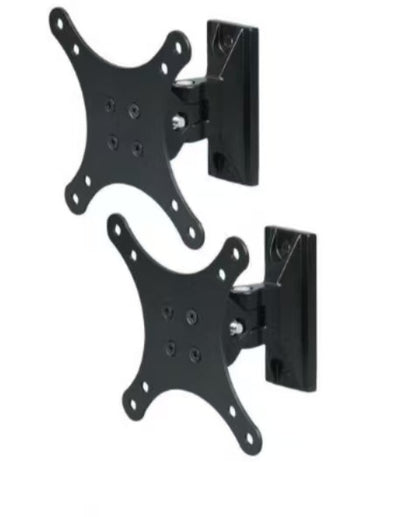 LCD TV Speaker Monitor Pivot Tilt Wall Mount Bracket 13"-27" LCD Panel 25kg