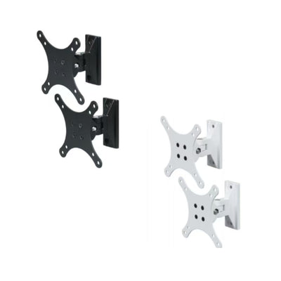 LCD TV Speaker Monitor Pivot Tilt Wall Mount Bracket 13"-27" LCD Panel 25kg