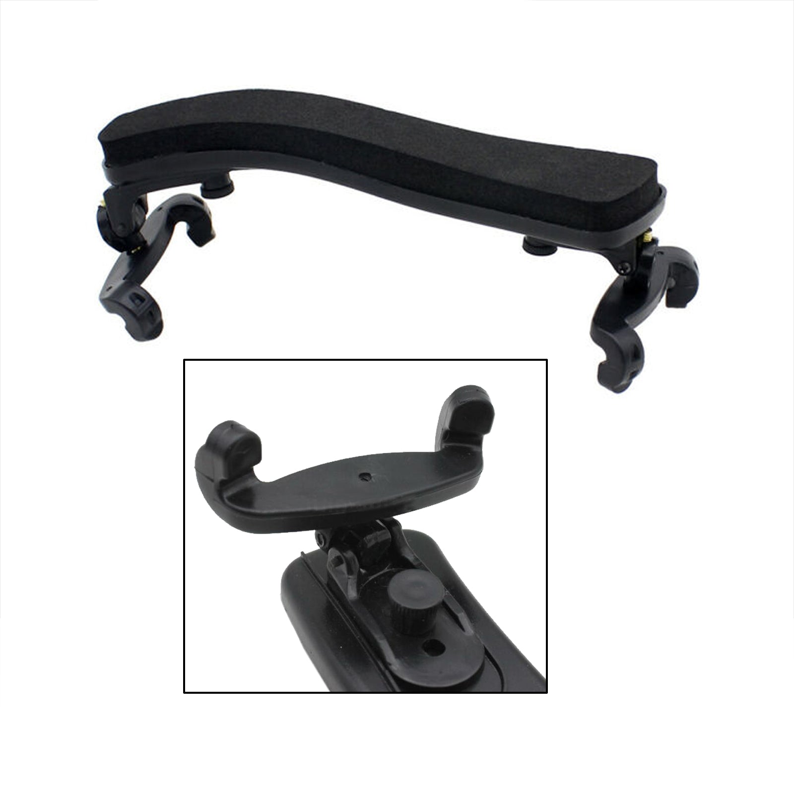Violin Shoulder Rest Adjustable Pad Support for Violin 4/4 or 3/4
