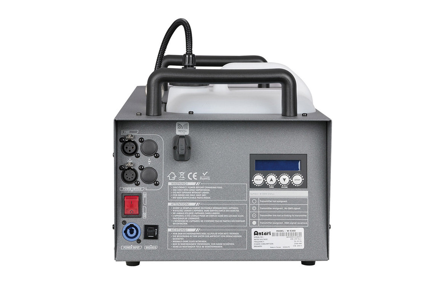 Event Lighting W530D - Wireless Control Fog Machine