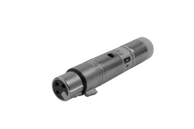 Event Lighting WDMXXLRRXB - Wireless DMX 3-pin XLR plug receiver 2.4Ghz W DMX protocol