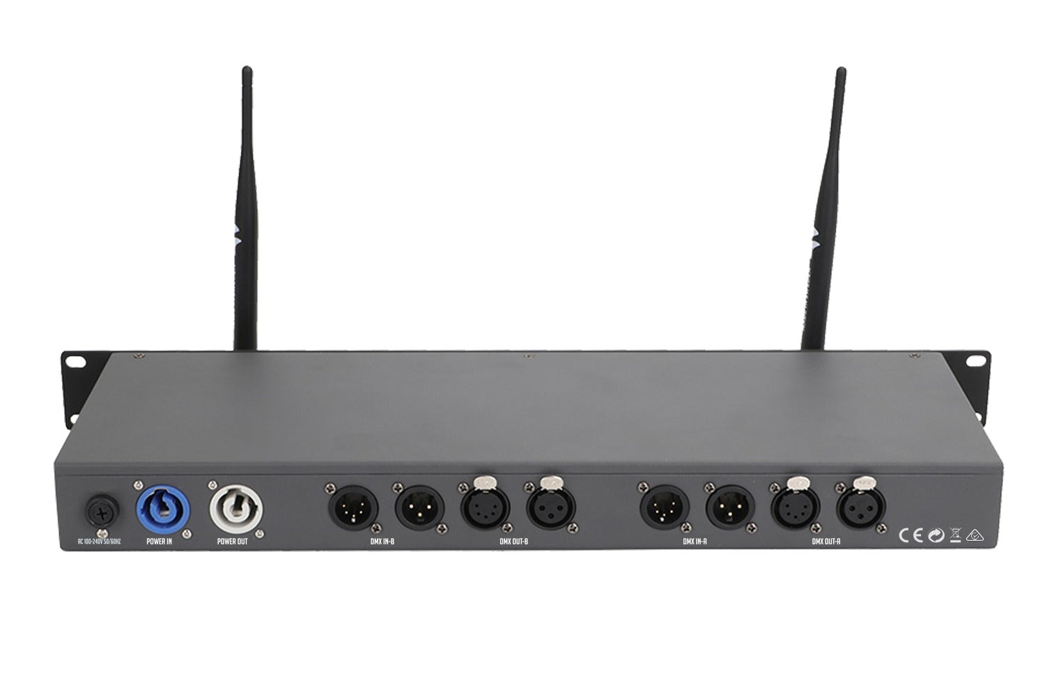 Event Lighting WPROTRXDUO - Indoor Rackmount Dual Universe Transceiver with WDMX G3/4 & CRMX