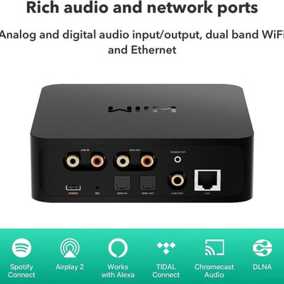 WiiM Pro Plus Wireless Audio Streamer AirPlay 2 & Chromecast