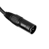 4 Pack 10m 3-Pin XLR Male to Female Balanced Cable Microphone Mic Cord Black Australian Made