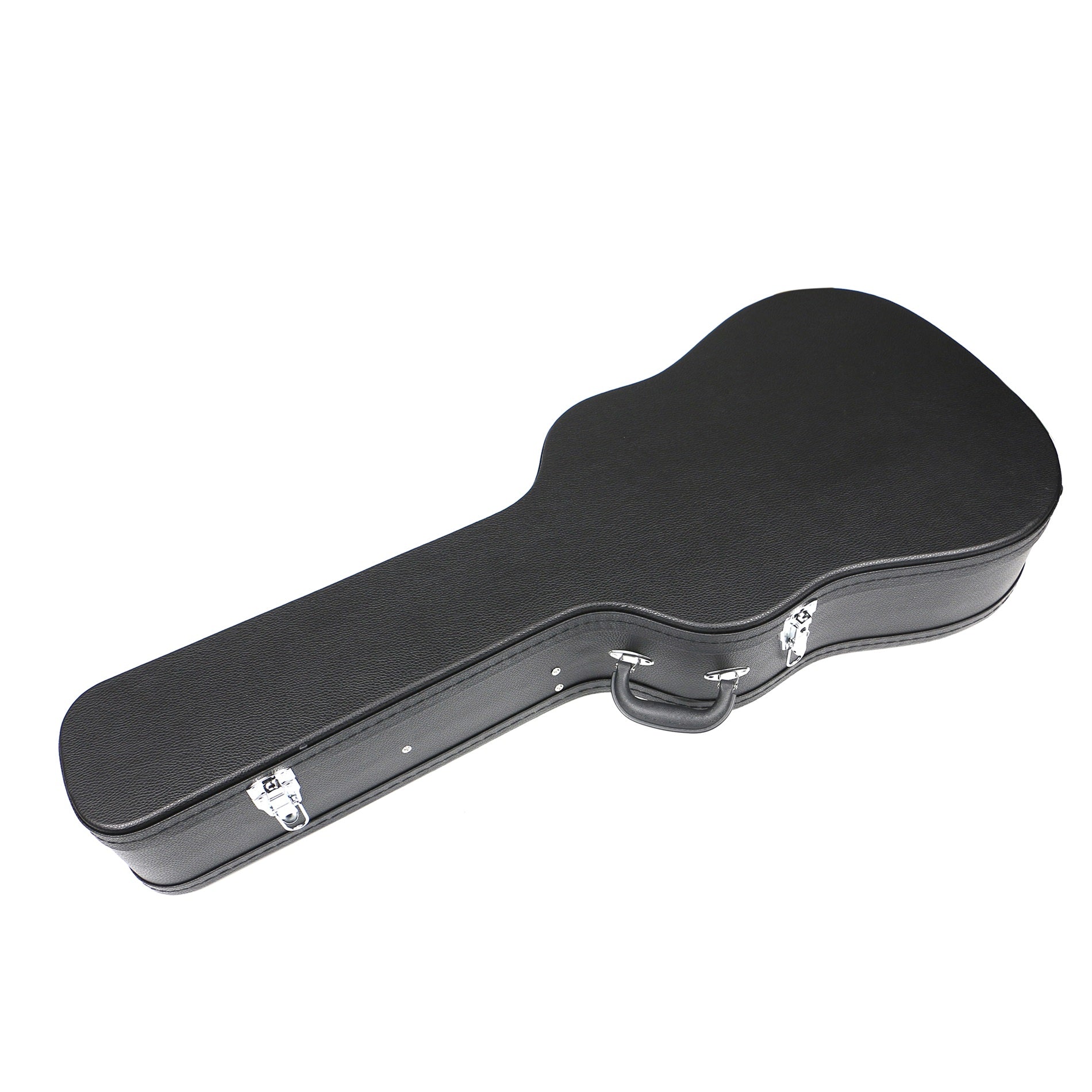 41" Acoustic Guitar Hard Case Black Dreadnought Shape Lockable with Key