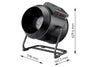 Event Lighting AF6 - Fan with DMX