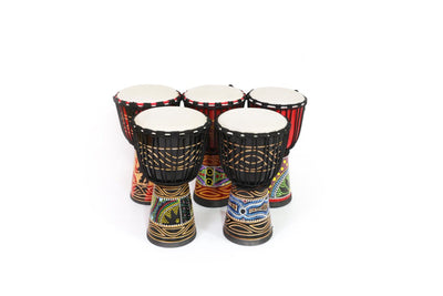 Wooden Drum Djembe Bongo Hand Drum Percussion 8" 10" 12" inch