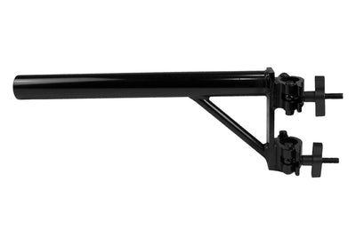 Event Lighting BOOMARM205B - 0.5m Boom Arm Pole with Double Pipe Clamp (Black)