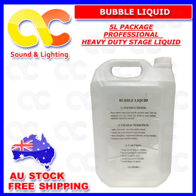 DL 5 Litre HEAVY DUTY MIST Bubble Machine Liquid Fluid Solution