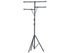 Event Lighting DA009 - LTS1B Aluminium Lighting Stand with T Bar and Side Arms. 3.25 m.