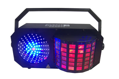 Event Lighting DERBY3 - 3-in-1 Lighting Effect: Derby, LED Strobe and flood light and RGB Laser