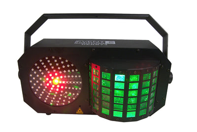 Event Lighting DERBY3 - 3-in-1 Lighting Effect: Derby, LED Strobe and flood light and RGB Laser