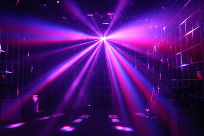 Event Lighting DERBY3 - 3-in-1 Lighting Effect: Derby, LED Strobe and flood light and RGB Laser