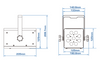Event Lighting DFXS670 - 9 x 1.9W 365nm UV LED 15 deg spot
