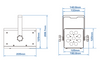 Event Lighting  DFXS670 - 9 x 1.9W 365nm UV LED 15 deg spot