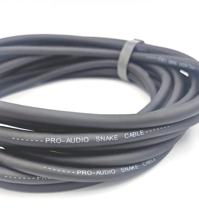 Multicore Snake Cable 2 4 6 8 12 16 24 32 Channels with various Jack combinations Male Female XLR 1/4" Mono Stereo