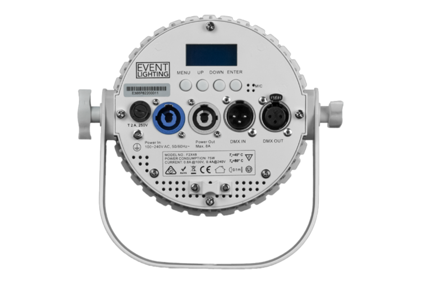 Event Lighting F2X48W - Variable Colour Temperature Fresnel with Manual Zoom (White)