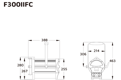 Event Lighting F300IIFC - 300 W Full Colour Fresnel with Motorised Zoom