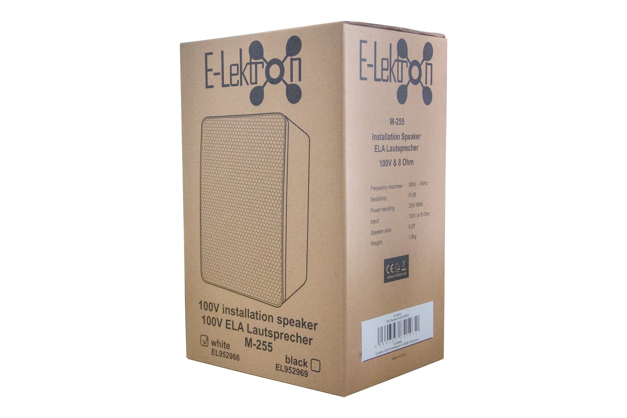 100v Mixer Amplifier Speaker Set with 6 White Weatherproof ELA Speakers