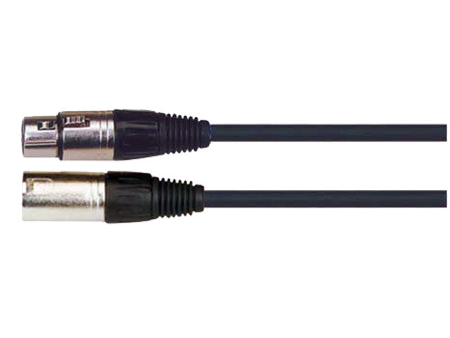 Event Lighting FCMCSL10 - XLR 3-M to XLR 3-F Speaker Extension Lead - 7mm O.D (10m)