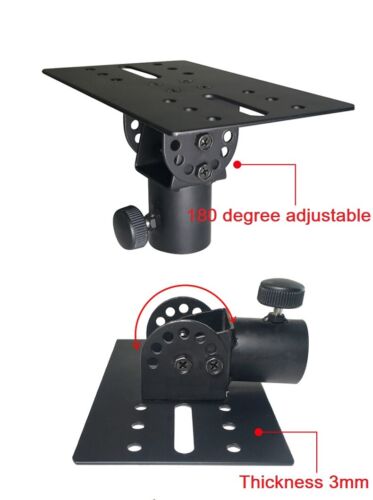 Heavy Duty All Steel 35mm Tripod Speaker Stand 360° Mount Plate Adapter