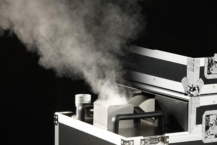 Event Lighting HZ1000 - Silent Haze Machine on Flight Case with DMX
