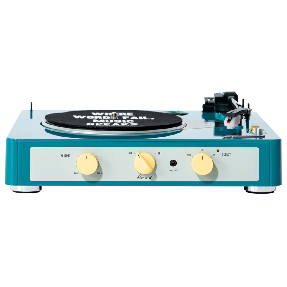 Gadhouse Brad MKII Record Player - Green + Bundled Majority D40X Bluetooth Speakers