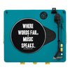 Gadhouse Brad MKII Record Player - Green + Bundled Majority D40X Bluetooth Speakers