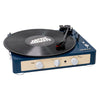 Gadhouse Brad MKII Record Player - Navy + Bundled Majority D40X Bluetooth Speakers