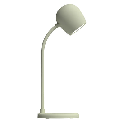 Kreafunk Ellie Lamp W/ Qi Charger And Bluetooth Speaker - Dusty Olive