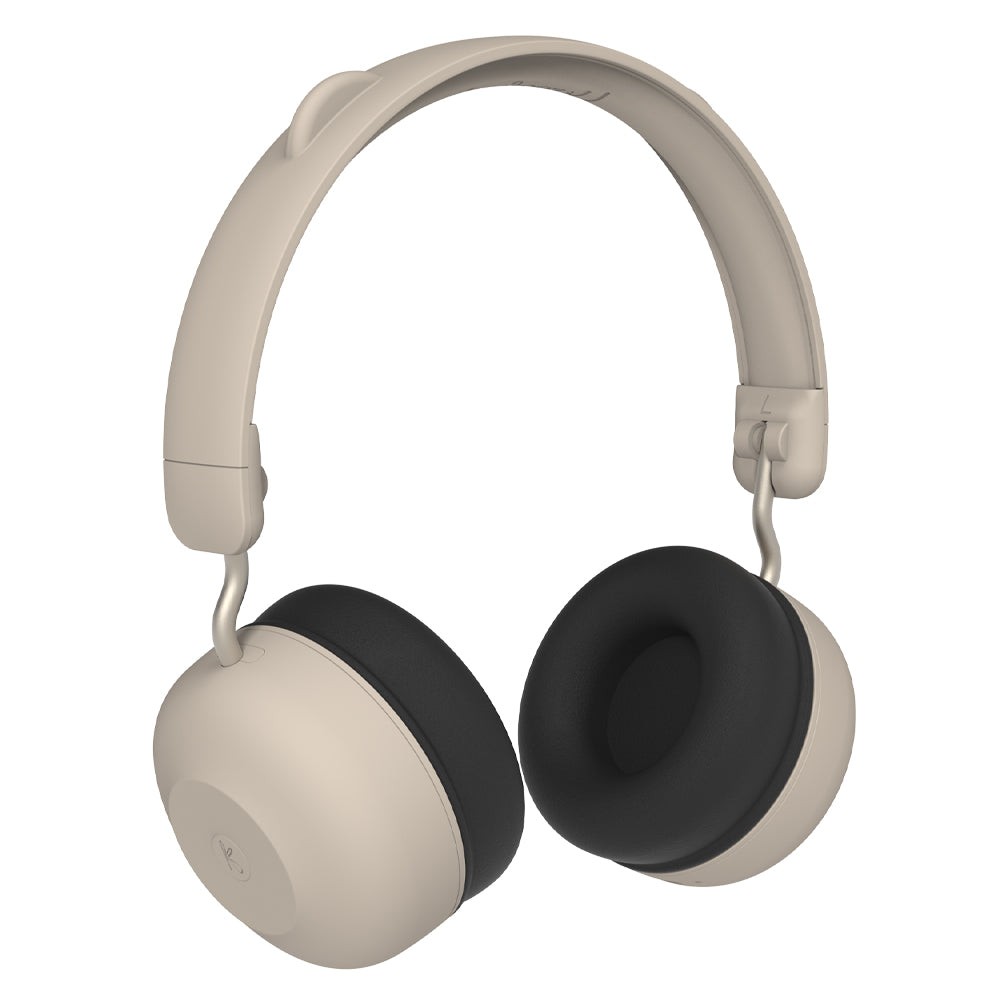 Kreafunk Kids Buzz Junior Bluetooth Headphones - Ivory Sand