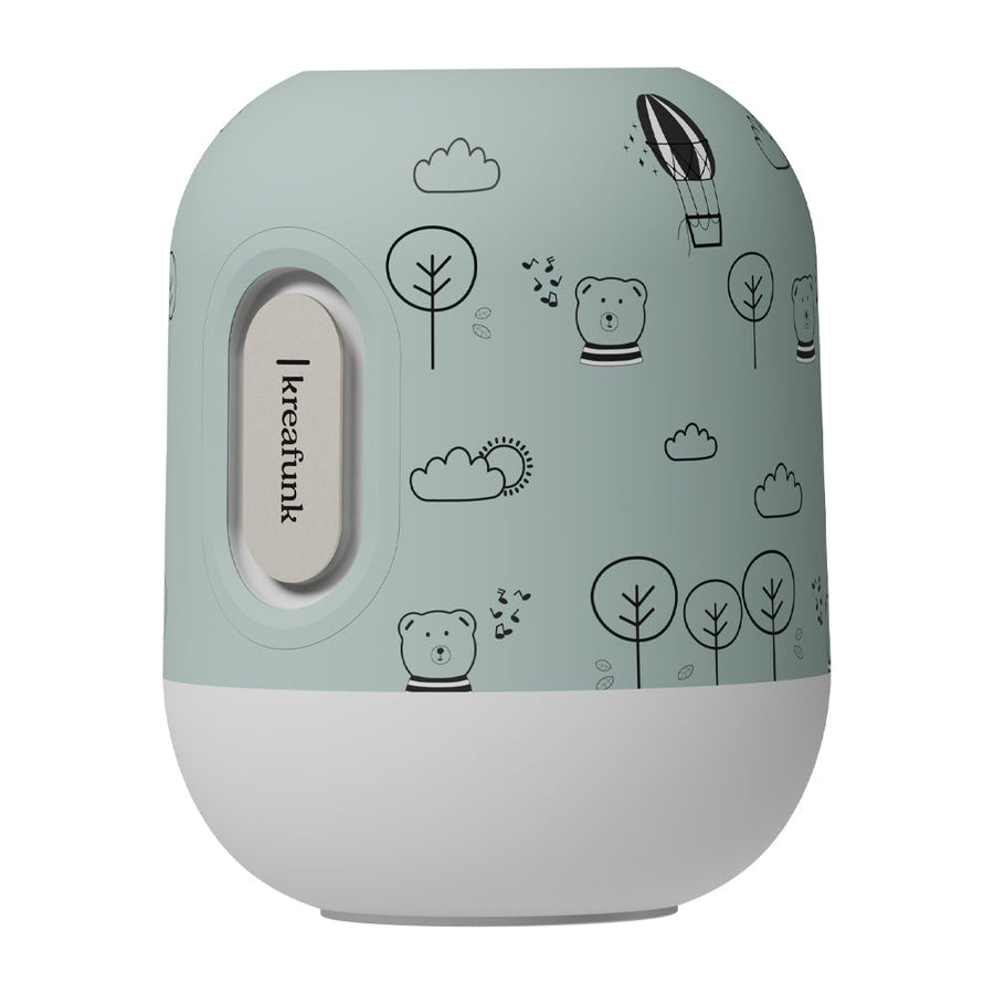 Kreafunk Kids Glowie Bluetooth Speaker W/ Light - Dusty Green