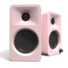 Kanto ORA 100W Powered Reference Desktop Computer Speakers with Bluetooth 5.0 Pink