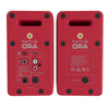 Limited Edition - Kanto ORA 100W Powered Reference Desktop Computer Speakers with Bluetooth 5.0 Matte Red