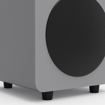 Limited Edition - Kanto SUB6 200W 6" Sealed Powered Subwoofer, Matte Grey