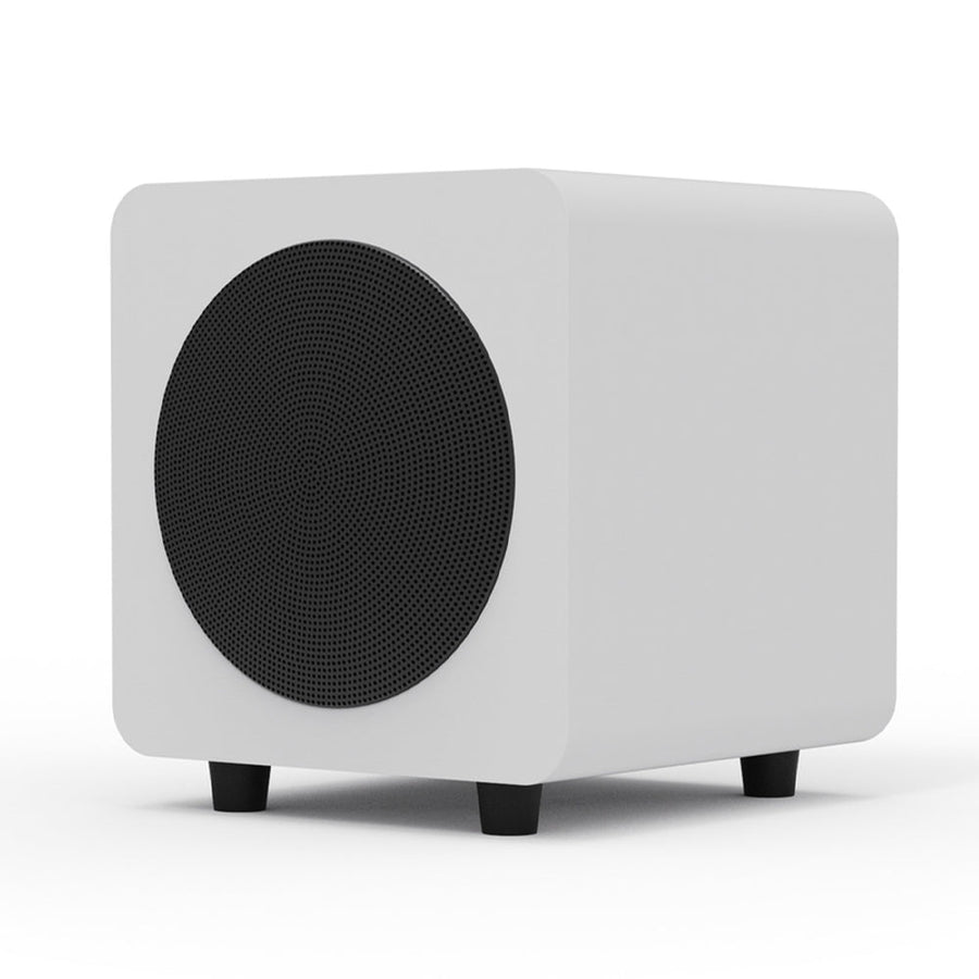 Kanto SUB6 200W 6" Sealed Powered Subwoofer, Matte White