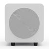 Limited Edition - Kanto SUB6 200W 6" Sealed Powered Subwoofer, Matte White, With White Grill