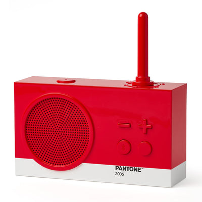 Lexon Thykho 3 Fm Radio & Bluetooth Speaker PANTONE -2035 Red