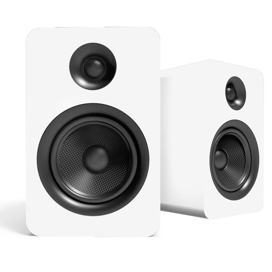 Kanto YU Passive 5.25" Speakers with 1" Silk Dome Tweeter and 5.25" Kevlar Woofer - White, Pair