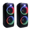 Majority PS200 -Bundled Party Speaker 80w Bluetooth Karaoke-DJ-Party-PA System - Black