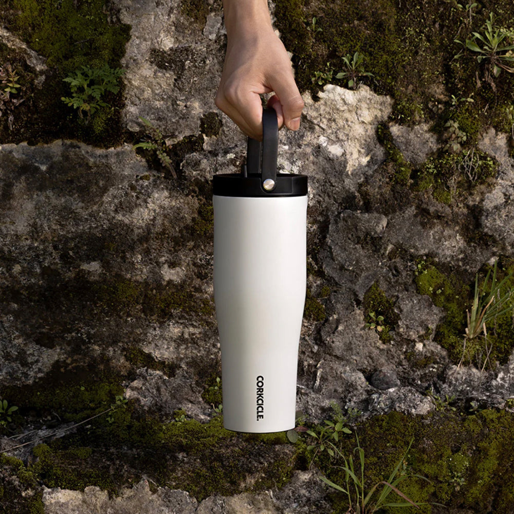 Corkcicle Go Cup XL - 887ml Gloss White