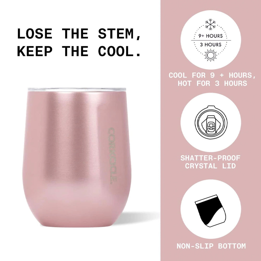 Corkcicle Stemless - 355ml Rainbow Unicorn
