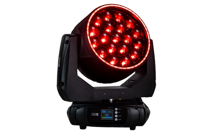 Event Lighting LM19X20BER - 19x 20W RGBW Zoom Wash Head with Pixel Control and Ring Light