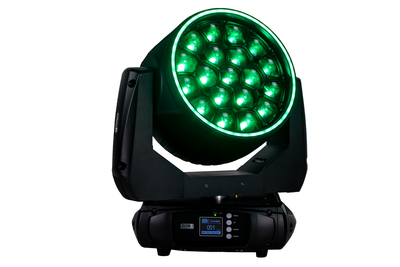 Event Lighting LM19X20BER - 19x 20W RGBW Zoom Wash Head with Pixel Control and Ring Light