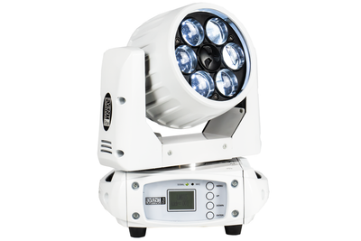 Event Lighting LM6X15W - 6x 15W LED RGBW Zoom Wash Moving Head (White)