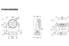 Event Lighting M19W40RGBW - 19x 40 W RGBW LED Pixel Control Wash Zoom Head