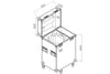 Event Lighting MCASE1LS - Road Case for Moving Heads