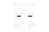 Event Lighting MCASE2W740  - Road Case for Moving Head M7W40RGBW