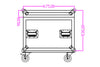 Event Lighting MCASE4SS - Road Case for Moving Head M1S80W