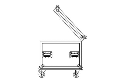 Event Lighting MCASE4SS - Road Case for Moving Head M1S80W